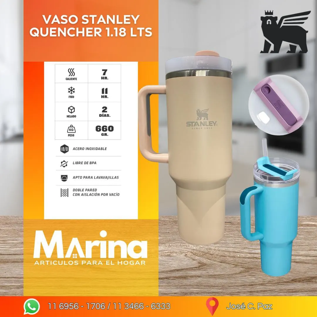 Vaso Stanley Quencher 1.18 L